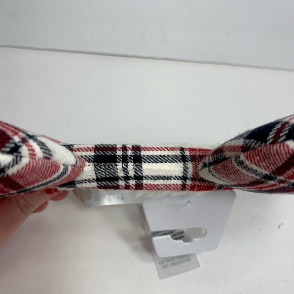 NWT. Disney Mickey Christmas Holiday plaid Joy Ears Headband. - Picture 8 of 8
